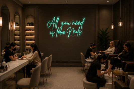Neón Todo lo que necesitas son uñas - Al you need is nails - salon_de_unas_1