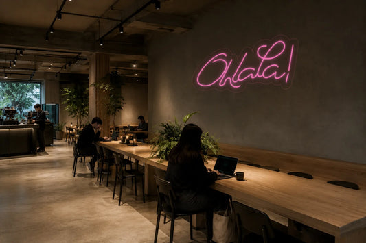 Neón Oh là là - ohlala - cafe-3