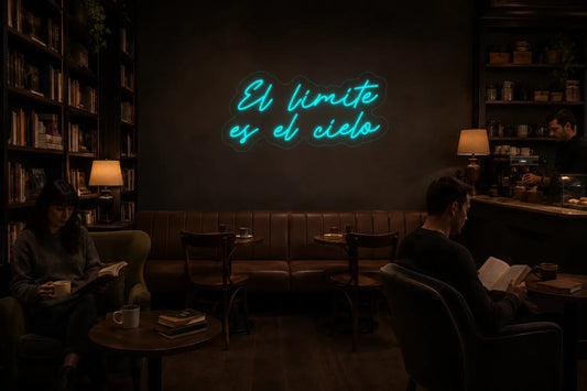 Neón El límite es el cielo - El limite es el cielo - cafe-2