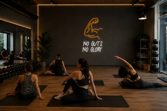 Neón Sin valor no hay gloria - nogutsnoglory - gimnasio_1