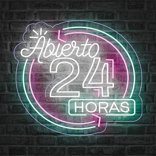 Neón Abierto 24 horas - Miniatura