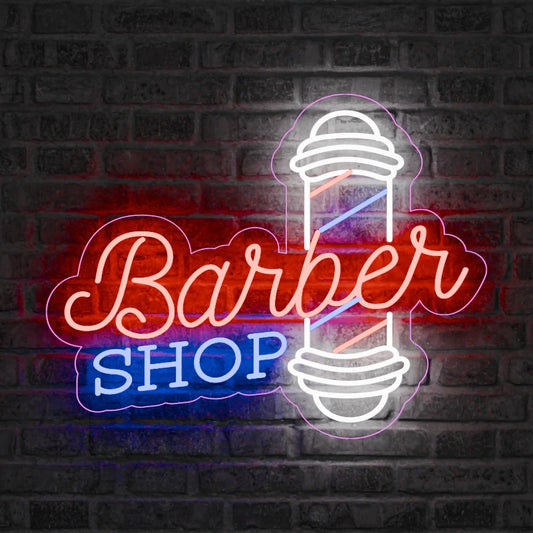 Neón Barbería - Miniatura
