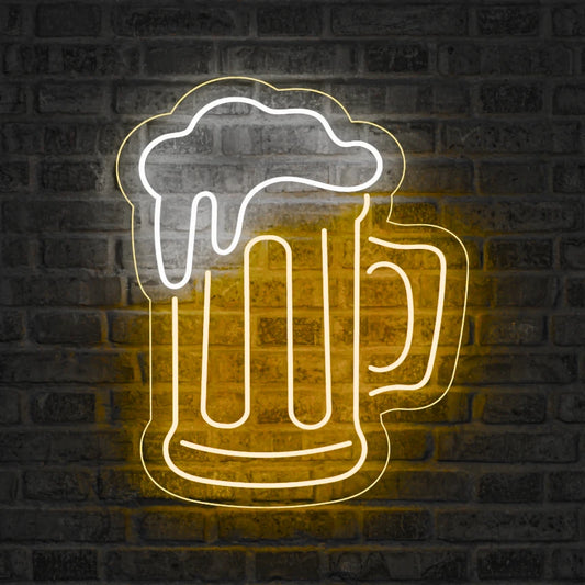 Neón Jarra de cerveza - Miniatura