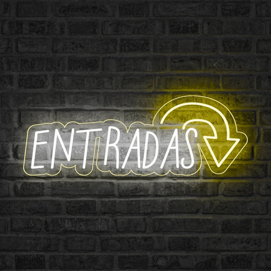 Neón Entradas con flecha - Miniatura
