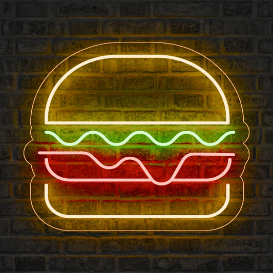 Neón Hamburguesa - Miniatura