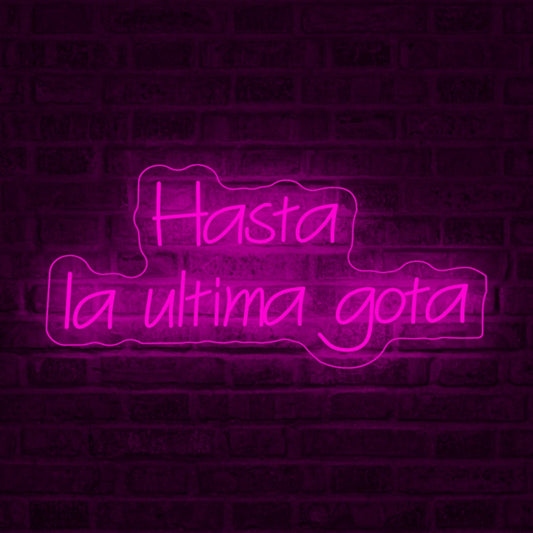 Neón Hasta la última gota - Miniatura