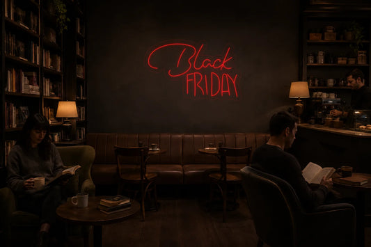 Neón Viernes de descuentos - black friday - cafe-2