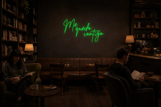 Neón Me quedo contigo - Me quedo contigo - cafe-2