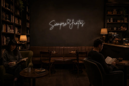 Neón Siempre juntos - siempre juntos - cafe-2