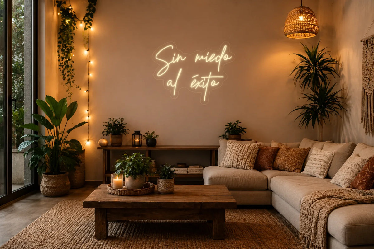 Neón Sin miedo al éxito - sin miedo al exito - living_room_1