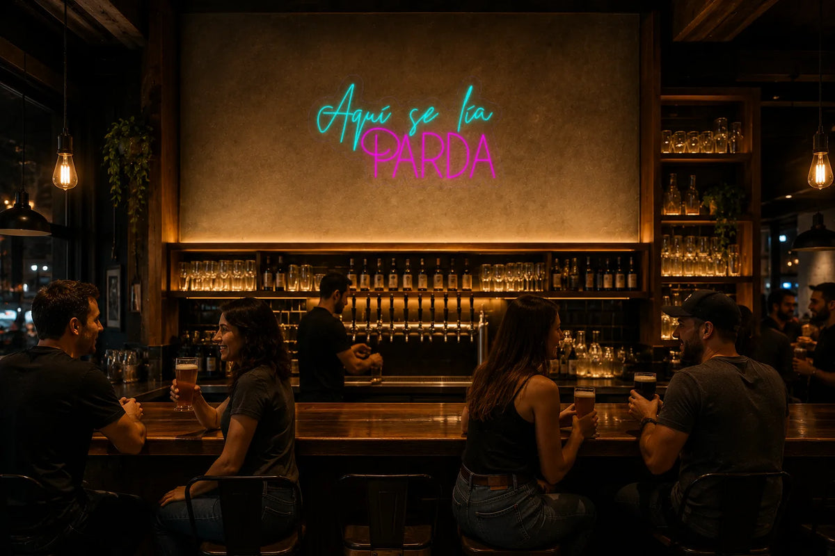 Neón Aquí se lía parda - Aqui se lia parda - bar_1
