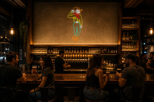 Neón Vaquero - cowboy - bar_1