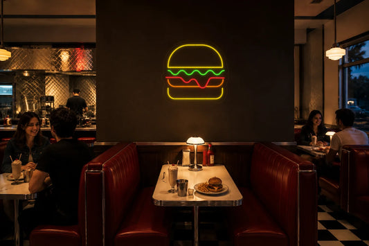 Neón Hamburguesa - hamburger - burger_2