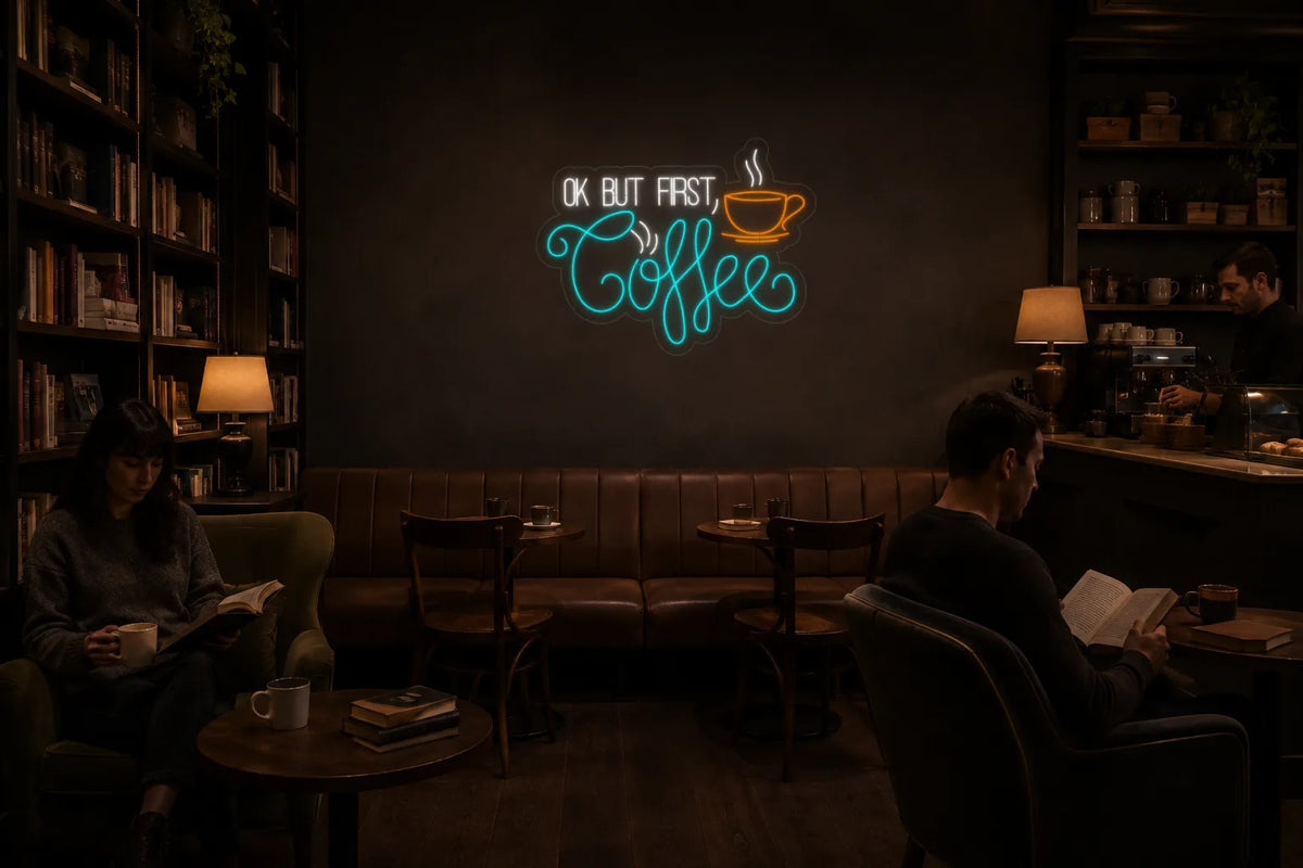 Neón Primero café - ok but first coffee - cafe-2