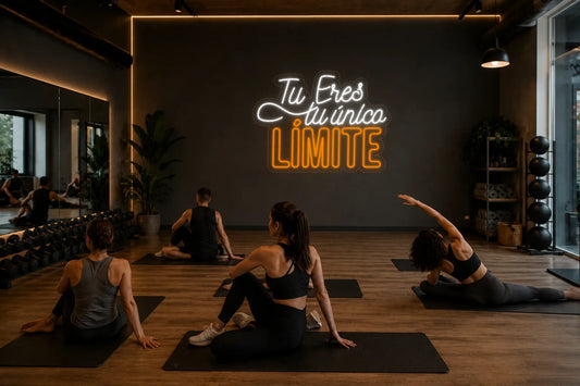 Neón Tú eres tu único límite - tu eres tu unico limite - gimnasio_1
