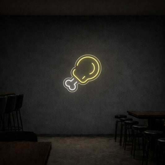 LED neon sign chicken leg