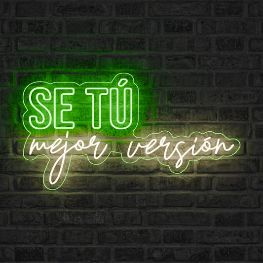 Neón Sé tu mejor versión - Miniatura