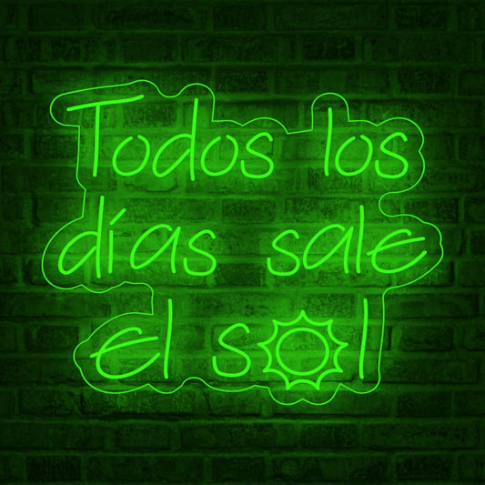 Neón Todos los días sale el sol - Miniatura