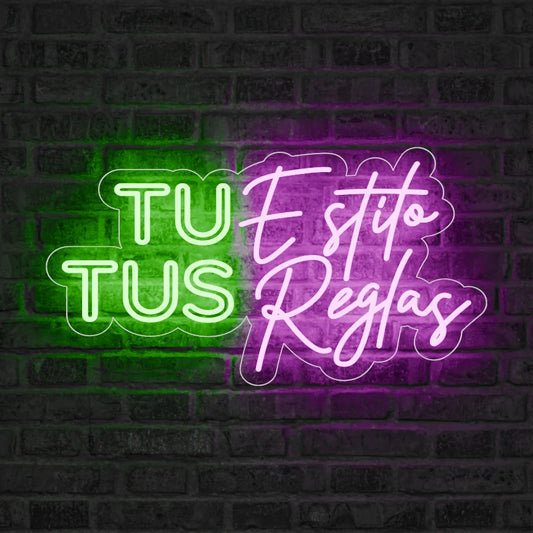 Neón Tu estilo, tus reglas - Miniatura