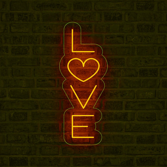 Neón Amor vertical - Miniatura