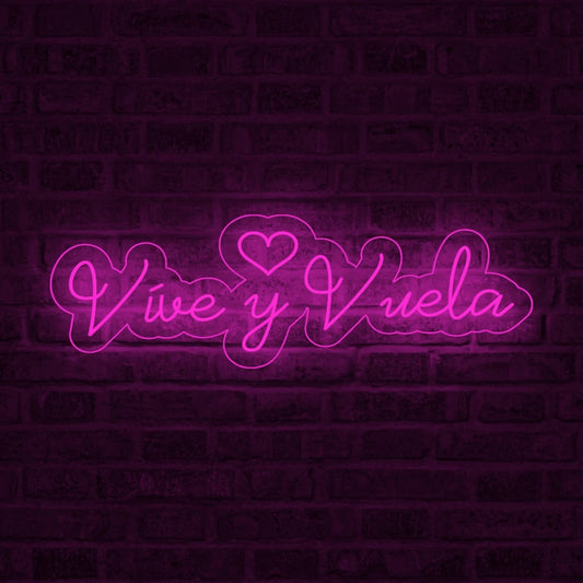 Neón Vive y vuela - Miniatura